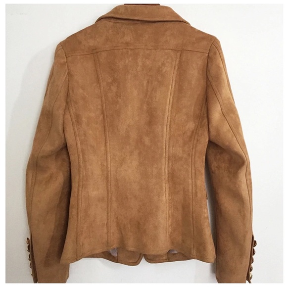 💕 The Xerena Vegan Suede Microfiber Jacket - Picture 3 of 7